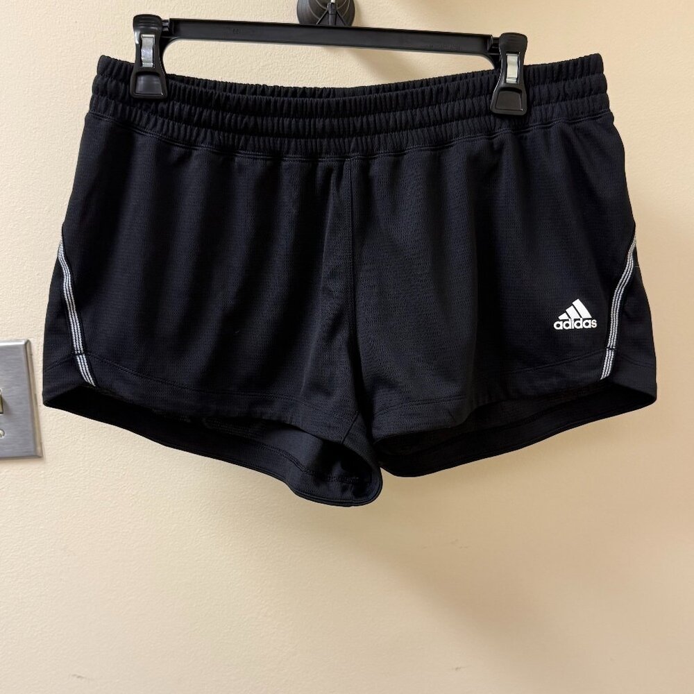 Adidas Climalite Athletic Shorts – Black – Size L – Lightweight Performance